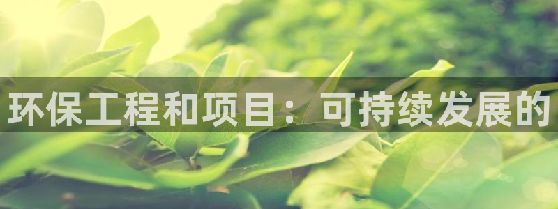 彩名堂免费计划官网老版本：环保工程和